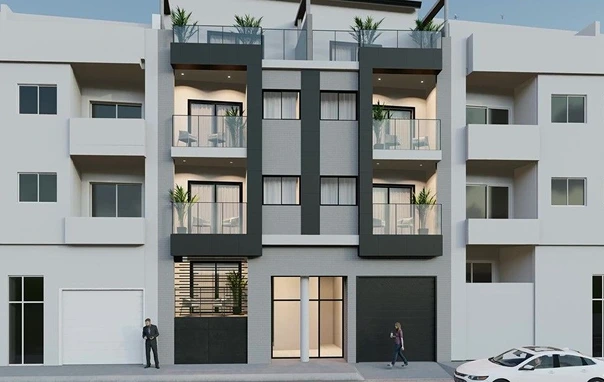 Instalación de fontanería y saneamiento en el edificio RC-80 Alzira, incluyendo redes de agua fría, ACS y desagües.